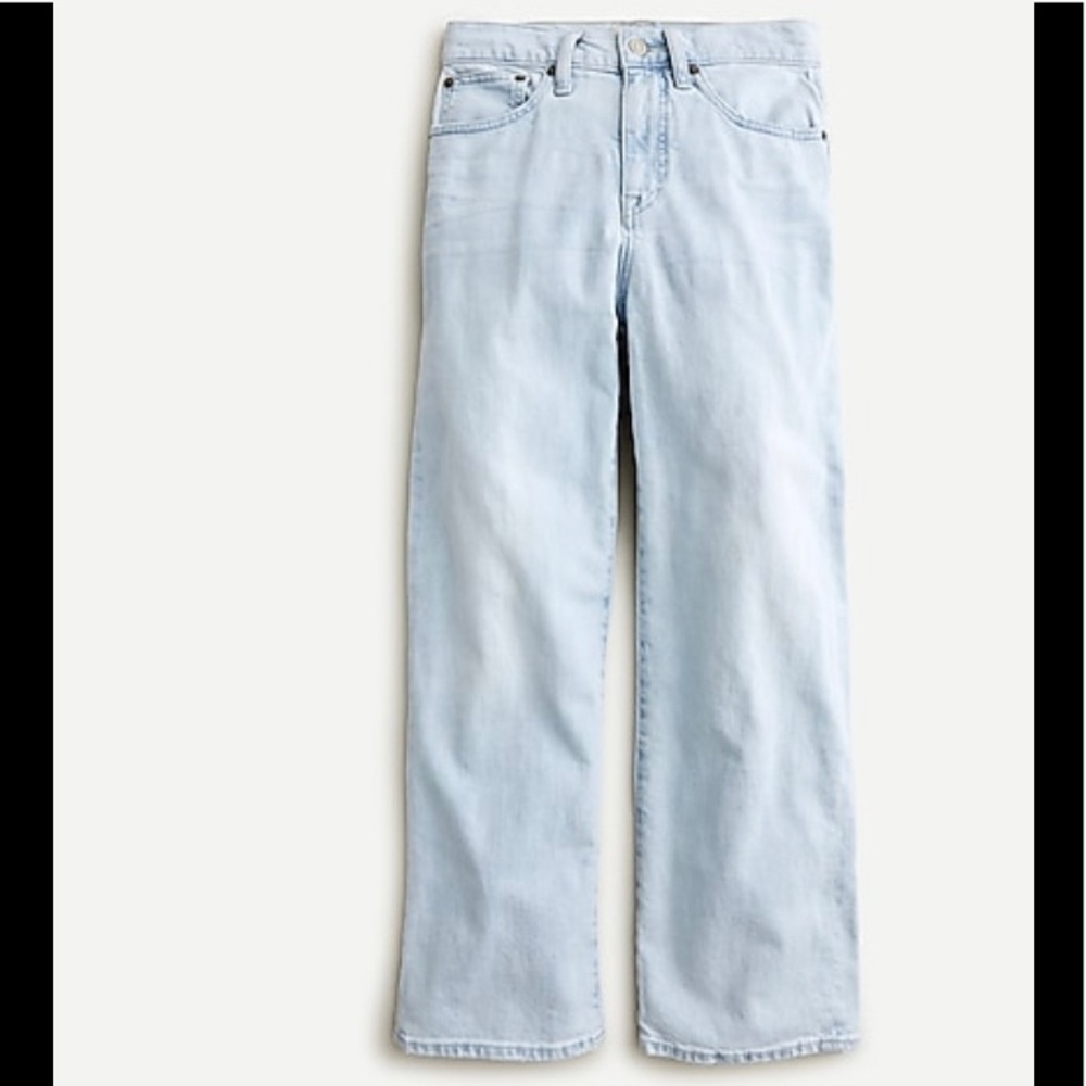 J.crew Slim wide-leg jean, Misty Surf wash NWT 32